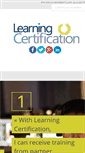 Mobile Screenshot of learning-certification.com